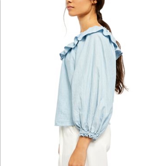 Free People Lily of the Valley Top. - Picture 3 of 4
